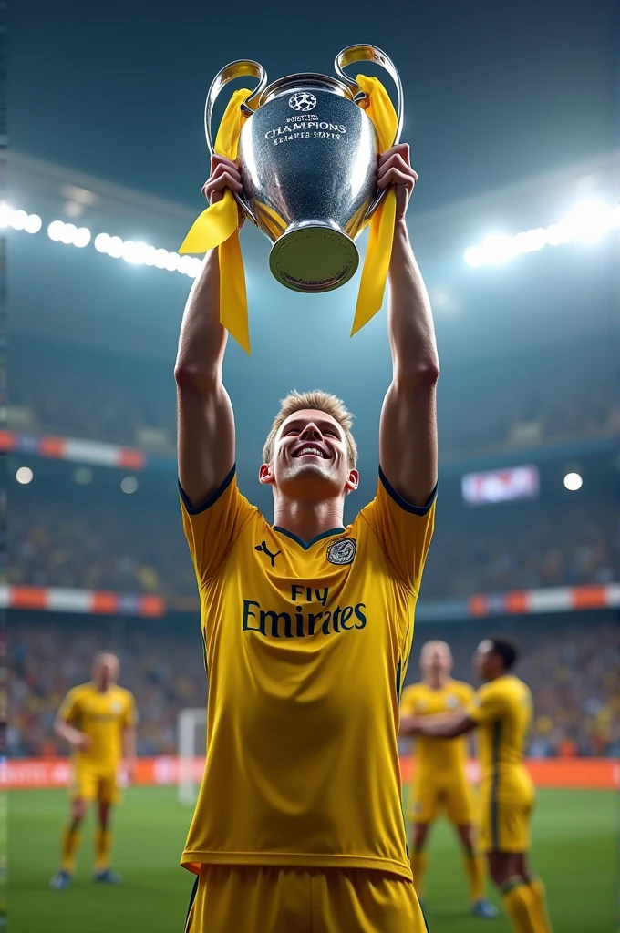 Odegaard lifting Champions League 24/25
