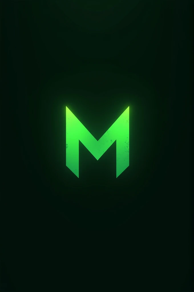 Technological logo in green