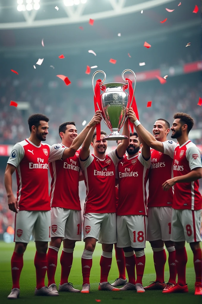 Arsenal lifting UCL 24/25
