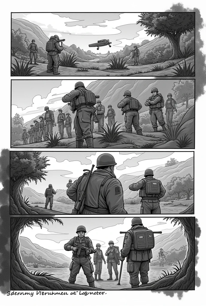 Mini comic about Bolivia in World War II and the Cold War
