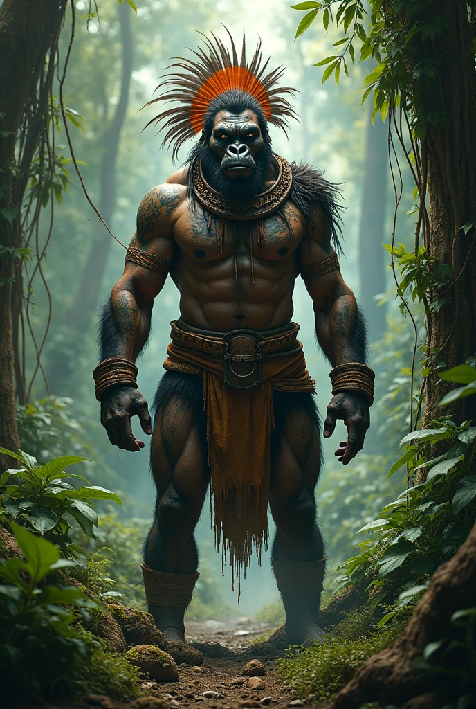 WWE Gorilla Monsoon Forest Warrior