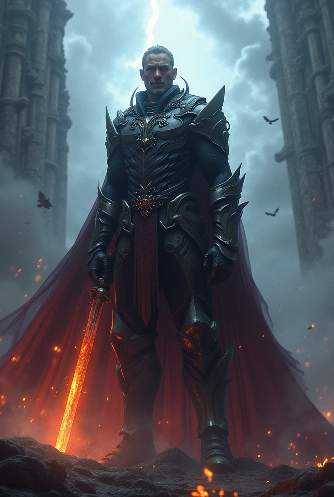 Soldier or hero/villain emissary of light and darkness