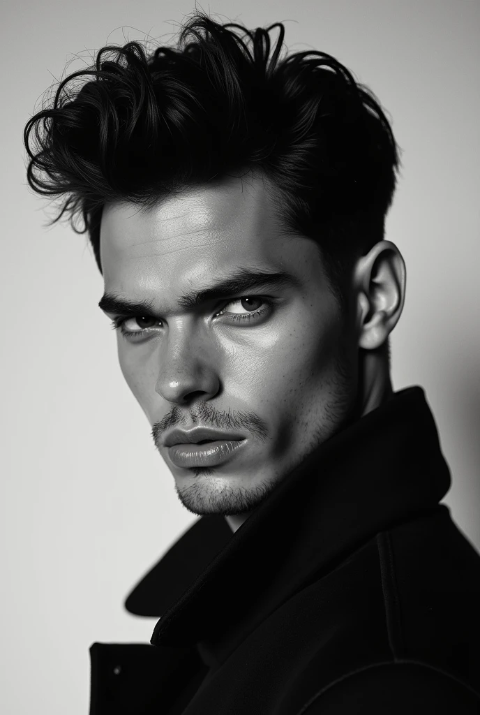 Chico Lachowski in black and white