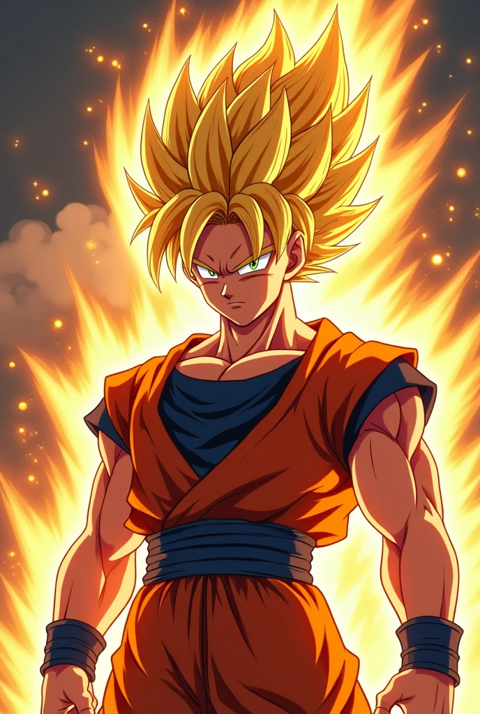 Jungkook in super Saiyan shintani style