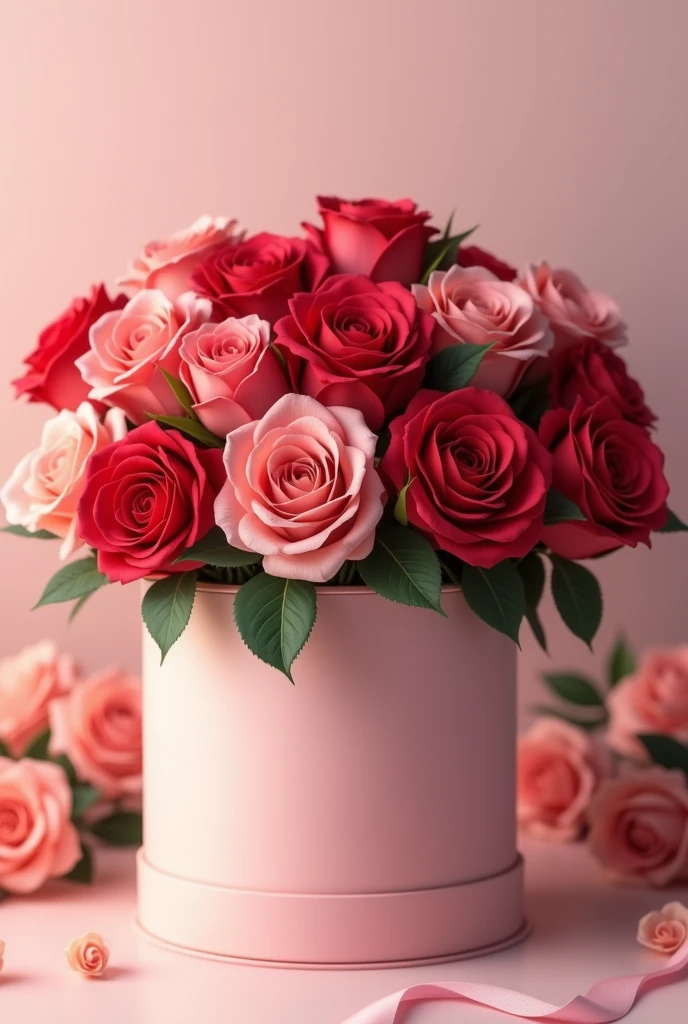 Roses in a package