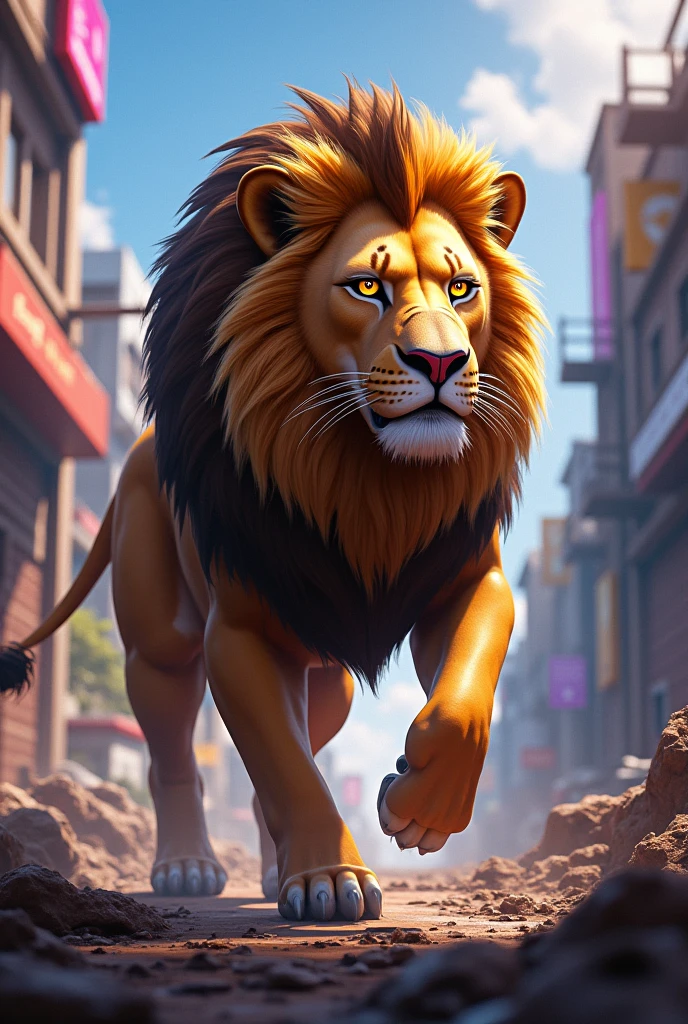  Lion in art gaming free fire 