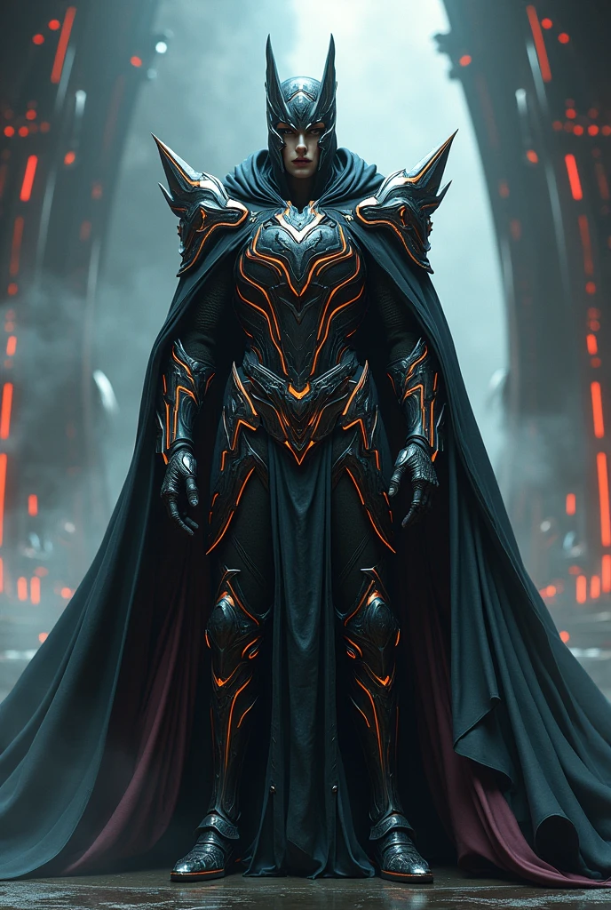Soldier or hero/sci-fi style villain emissary of light and darkness with more ridiculous clothes and armor
