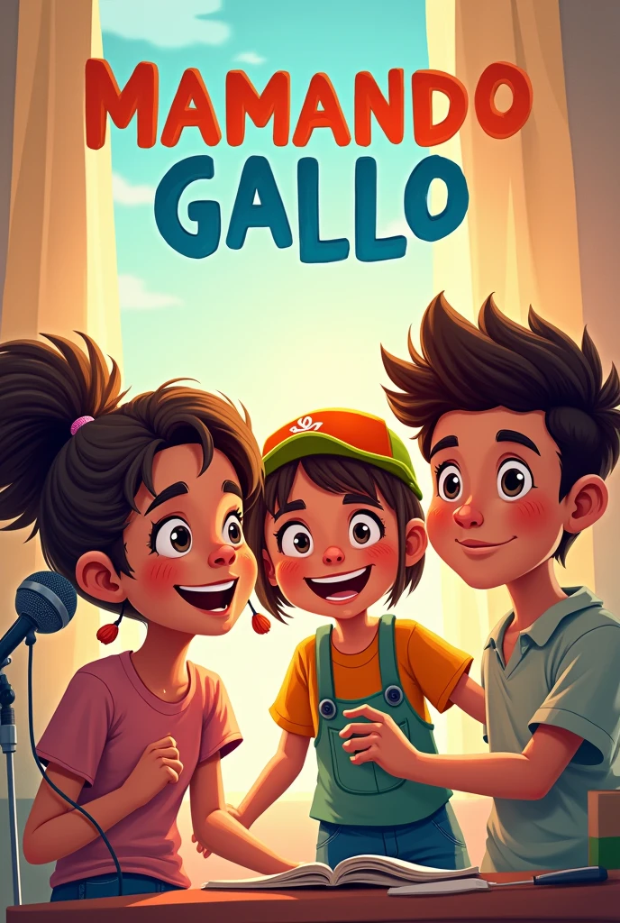 Image for a podcast called Mamando Gallo with 2 boys and 2 girls