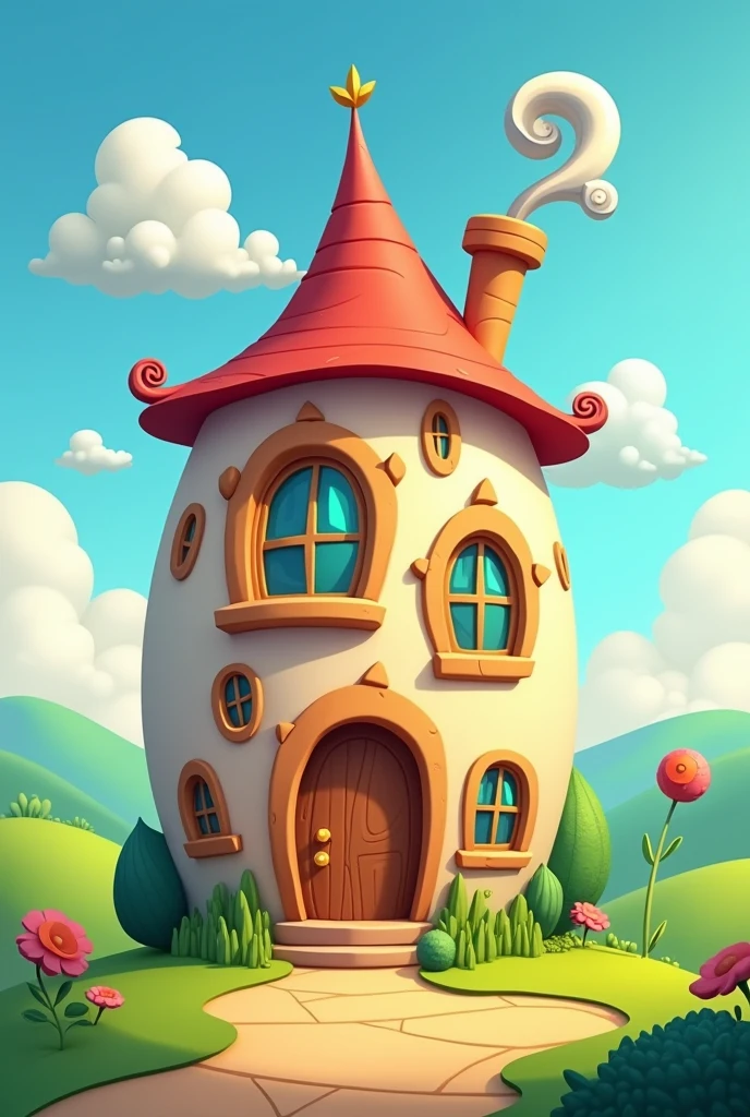 cartoon house