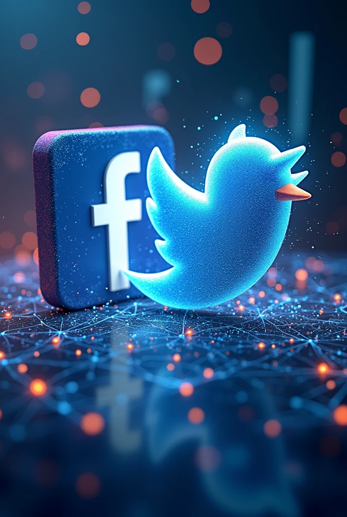 Twitter and Facebook