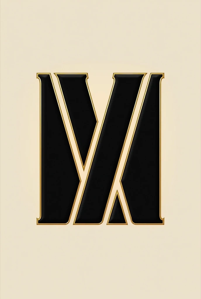 Generate a black and gold logo, with the initials ALL in capital letters.
