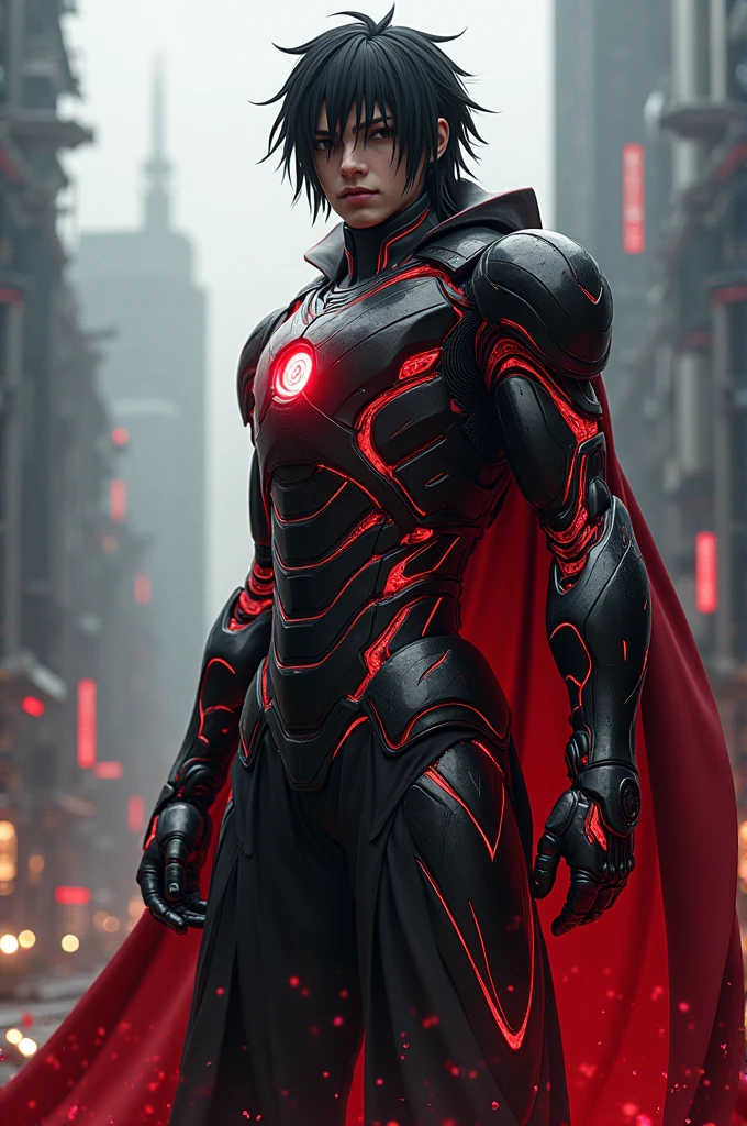 Make itachi with iron man suit