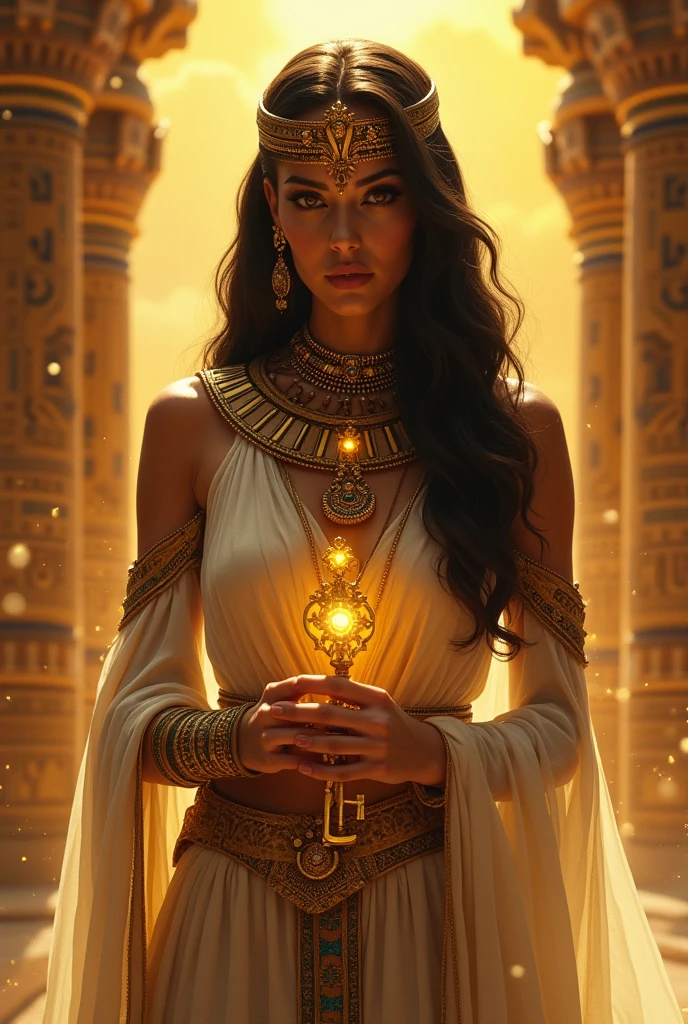 Cleopatra Archetype with Golden Key