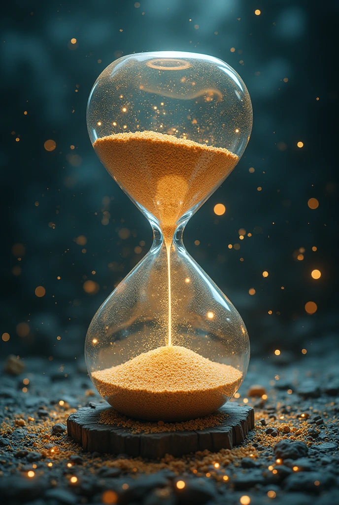 atom and hourglass