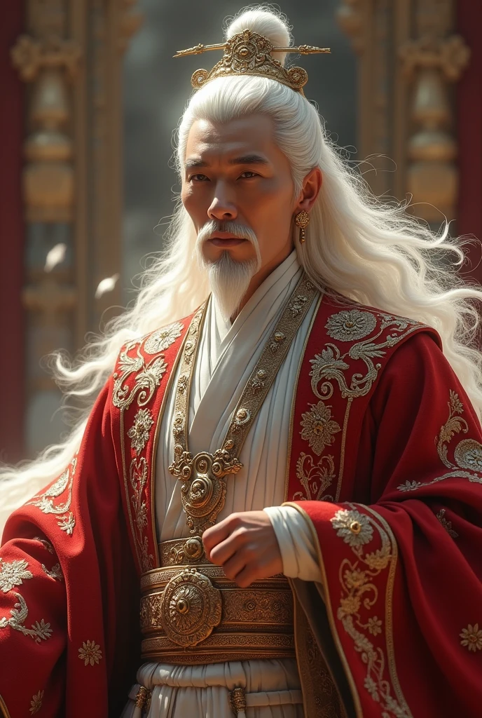 Archetype of the handsome white emperor