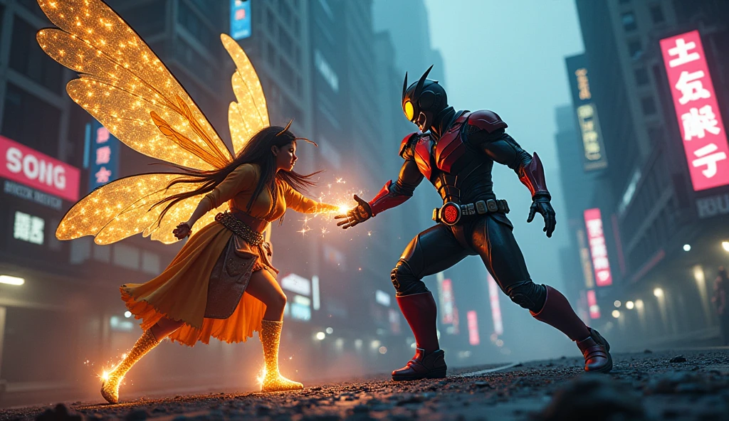 Kamen Rider vs. the Mysterious Bee Woman