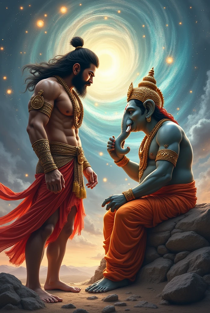 Hanuman and ganesh