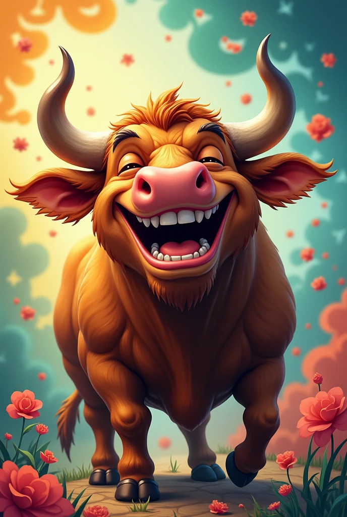 laughing bull