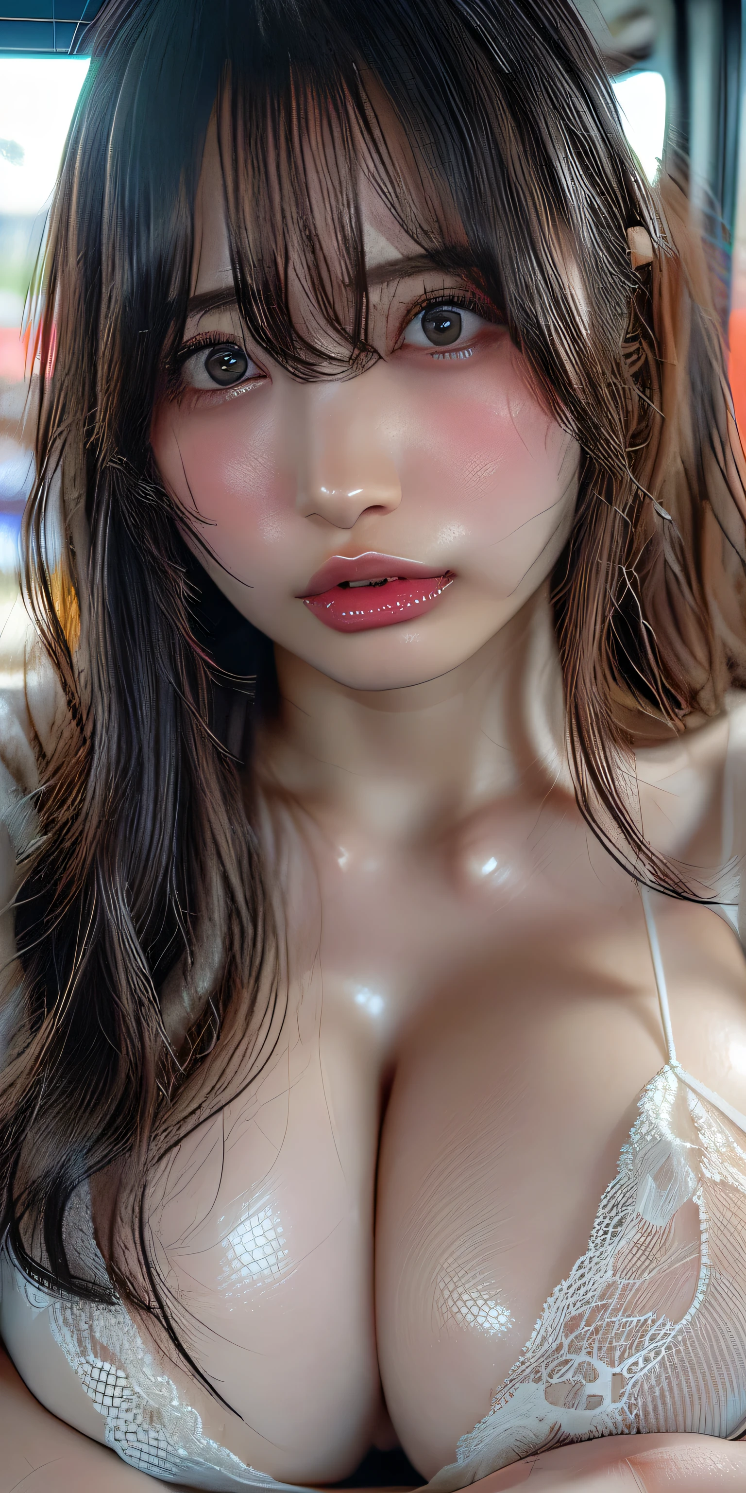 ((The most beautiful mother in Japan))、((sexly))((Sex Education Mom))((Too sexy mom))、((Big breasts that are too big and a little saggy))、((Very soft breasts))、((Smooth Bob Hair))((Wearing a very thin, obscene see-through dress))((Perfect body))、((A cool face with a pure and sexy expression))、((A motherly face))、((Sweaty body))((Tears and sexy eyes))、((Bask in the sunlight))、((Beach background))((Everything is full of sex appeal))、((Sweat makes the skin oily and shiny.))、((Realistic mommy boobs))、((Sweaty, shiny skin))、((Super sexy body))((Sexy atmosphere photo))、((Sweat is running down her cleavage))、、((Plumplung))((Breasts that you want to suck))、((She looks at the camera with a shy, post-sex look))、((The shape of the female genitalia is clearly visible)),