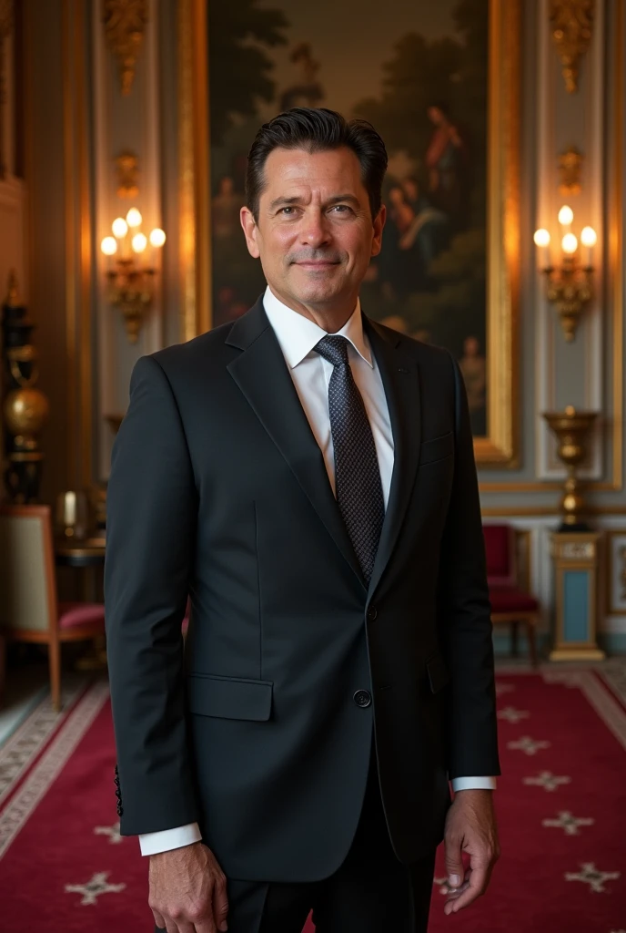 Gregg Sulkin President of Colombia presidential photo Nariño Palace 