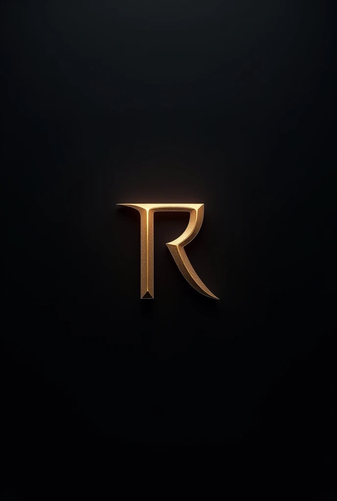 Create a image for royal Ai in black background for logo