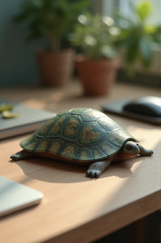 Turtle inspired computer mousse 
