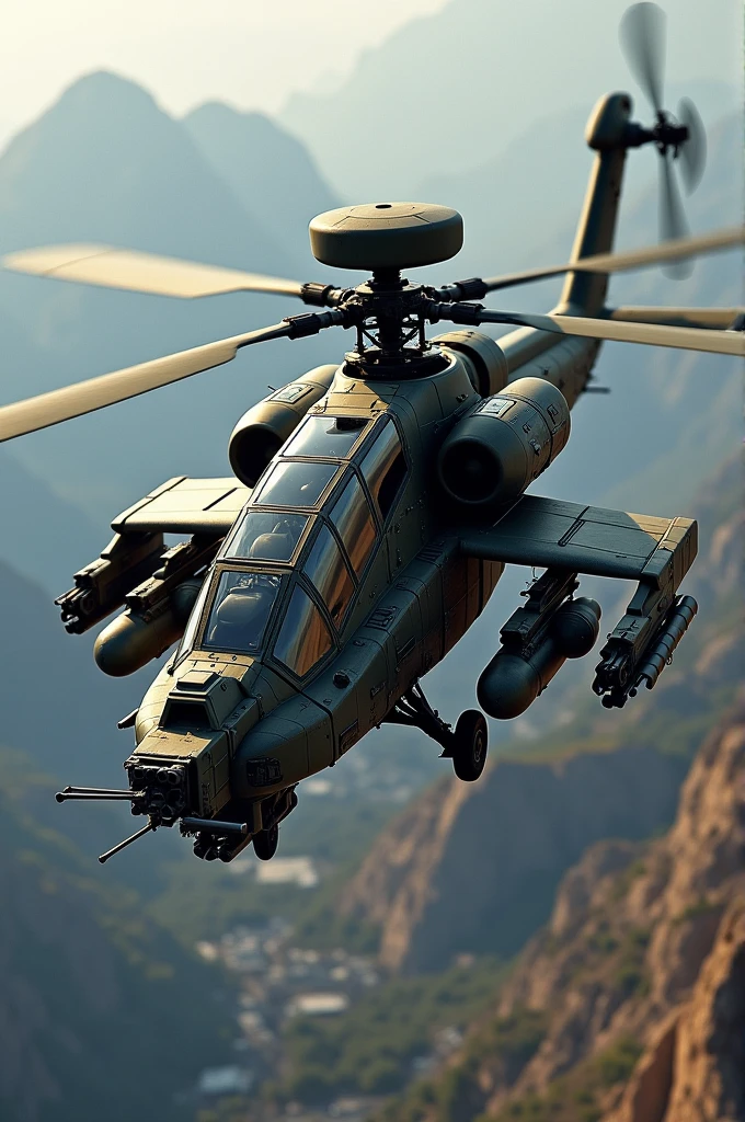 Apache helicopter of the US Air Force Special Forces