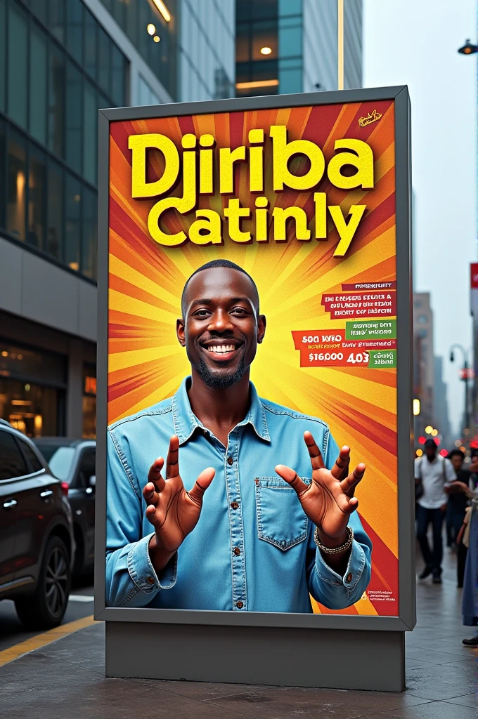 Djiriba coulibaly publicité de votre entreprise et produits