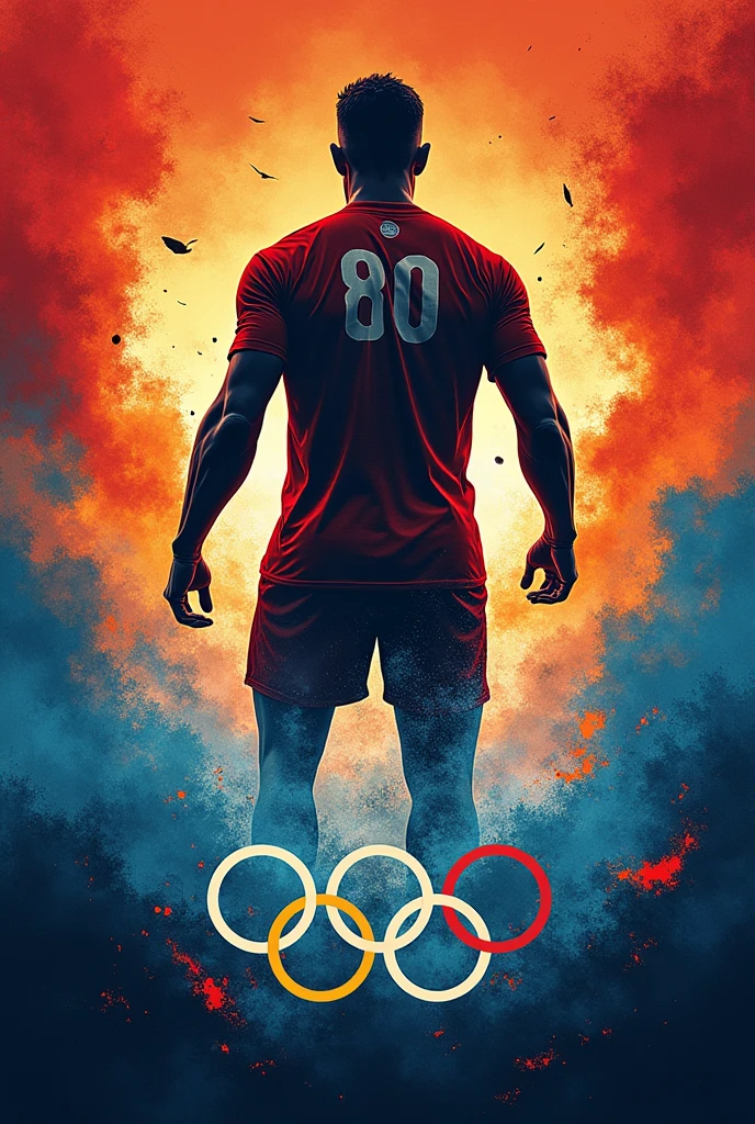 Pintura de un hombre con una bandera en el pecho y una camisa, Arte de Alessandro Pautasso, Arte de lucha, dramatic artwork, movie artwork, artistic illustration, Ilustraciones de la sede, film art, el mejor de todos los tiempos, Colorful cinematic art, Arte destacado, Fan Art, obra maestra, Primer plano rocoso, por Jennifer Janesko, Sin palabras 4 K, Arte impresionante