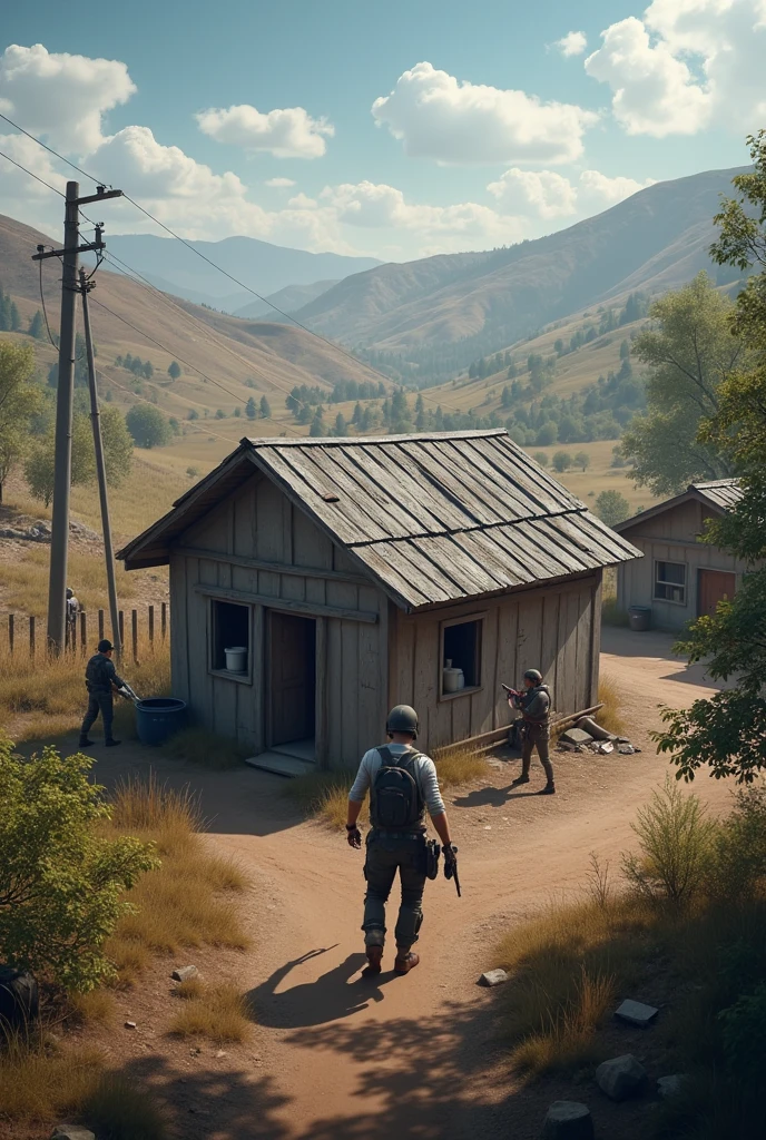 You are an experienced PUBG Mobile player about to start a new match on Erangel. The circle is closing and you are surrounded by enemies in a small house in the center of the safe zone. Your supplies are low and you need to decide the best strategy to get out of this situation.. Describe in detail your approach to dealing with opponents, the way you will position yourself, and the tactical decisions you will make to maximize your chances of victory.独奏, high resolution,