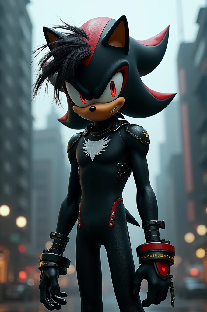 Shadow the hedgehog si fuera humano