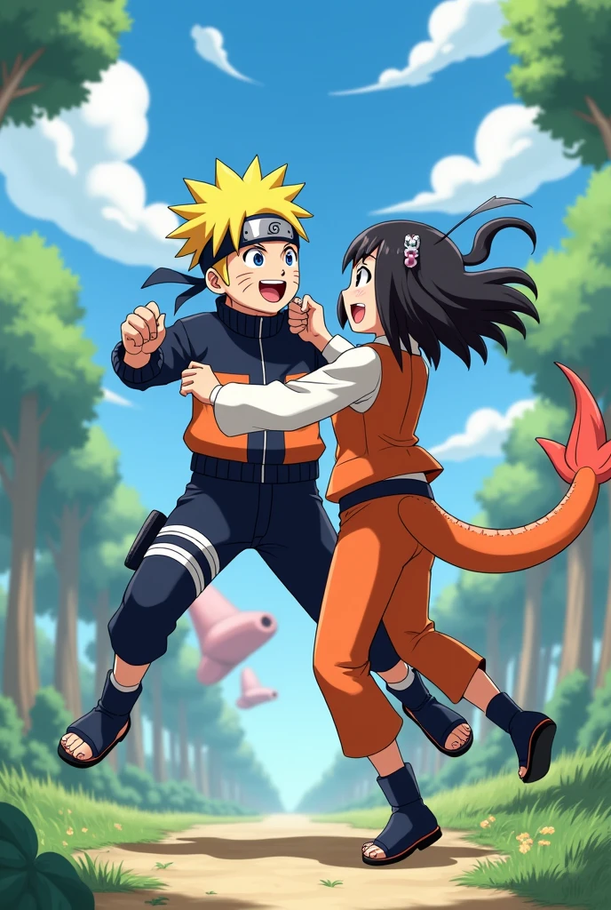 Try naruto and draemon havig fun