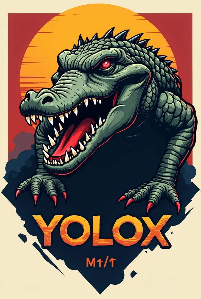 Big crocodile , logo type , YoloX Style Varieties
