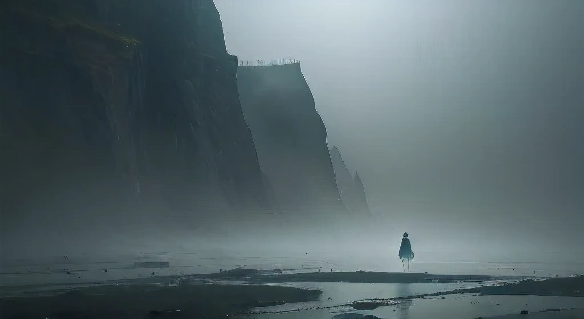loneliness and hard fog, weird elements