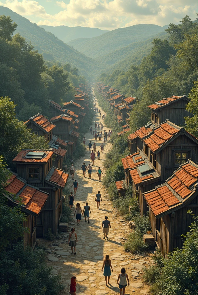 What an ideal society imagined by anarchists might entail? now make it more realistic for our society