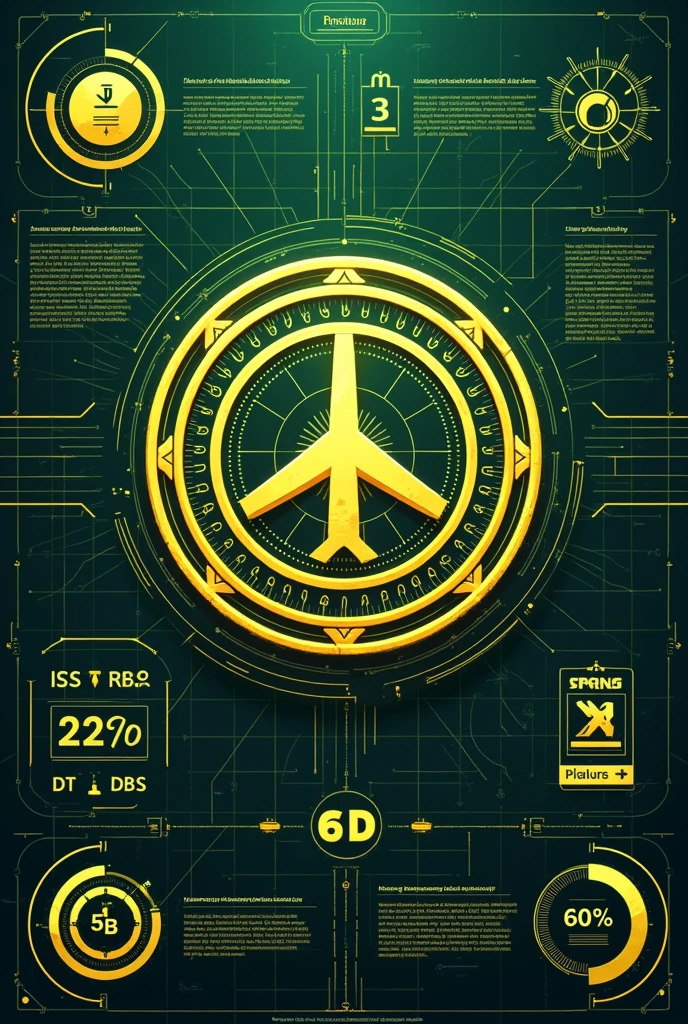 I want a written image "Newspaper Info 2DNB" in green colors, yellow and gold with pharmacy coat of arms 