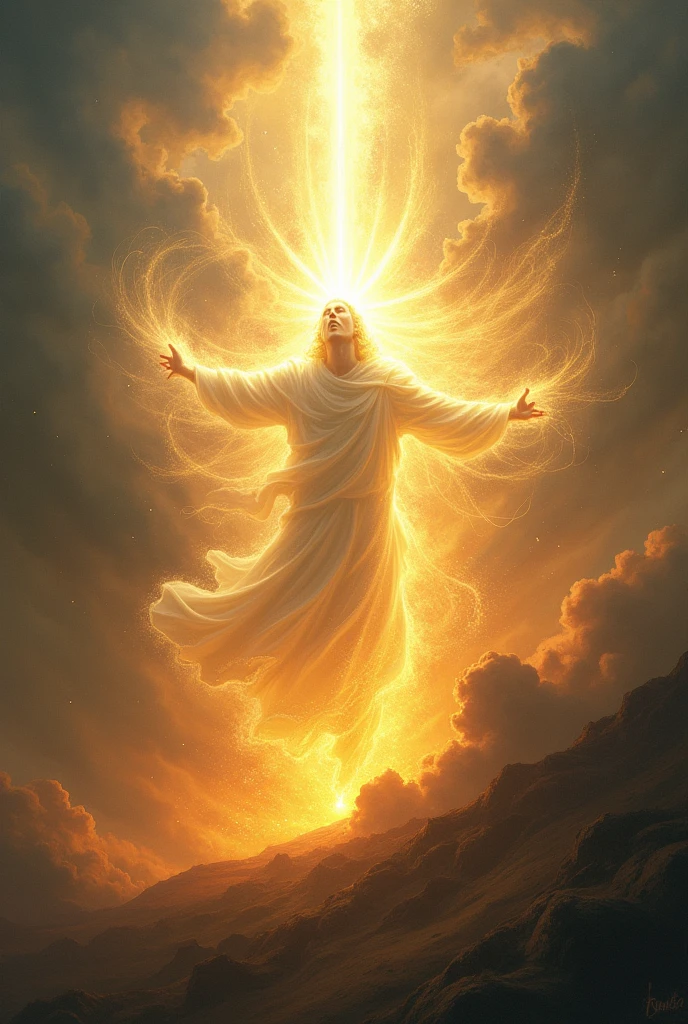 Image of the strong wind Holy Spirit