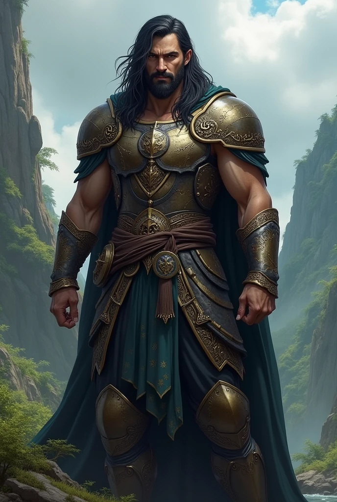 Keegan is the sexy leader of Talamh and has sworn to protect , strong build ,long black hair, little to no facial hair