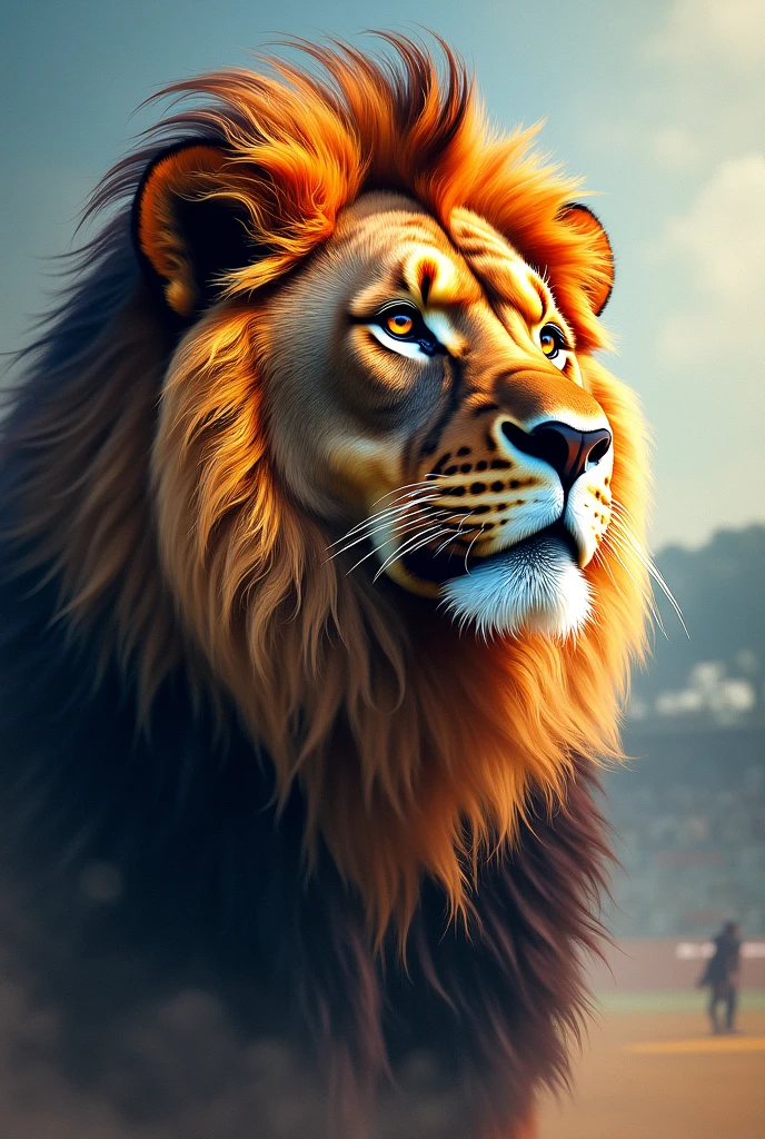 Rohit sharma sitting lion