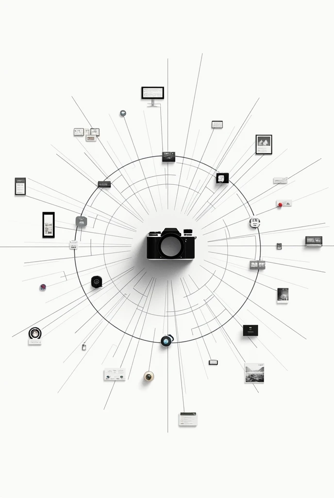Conceptual map on photographs