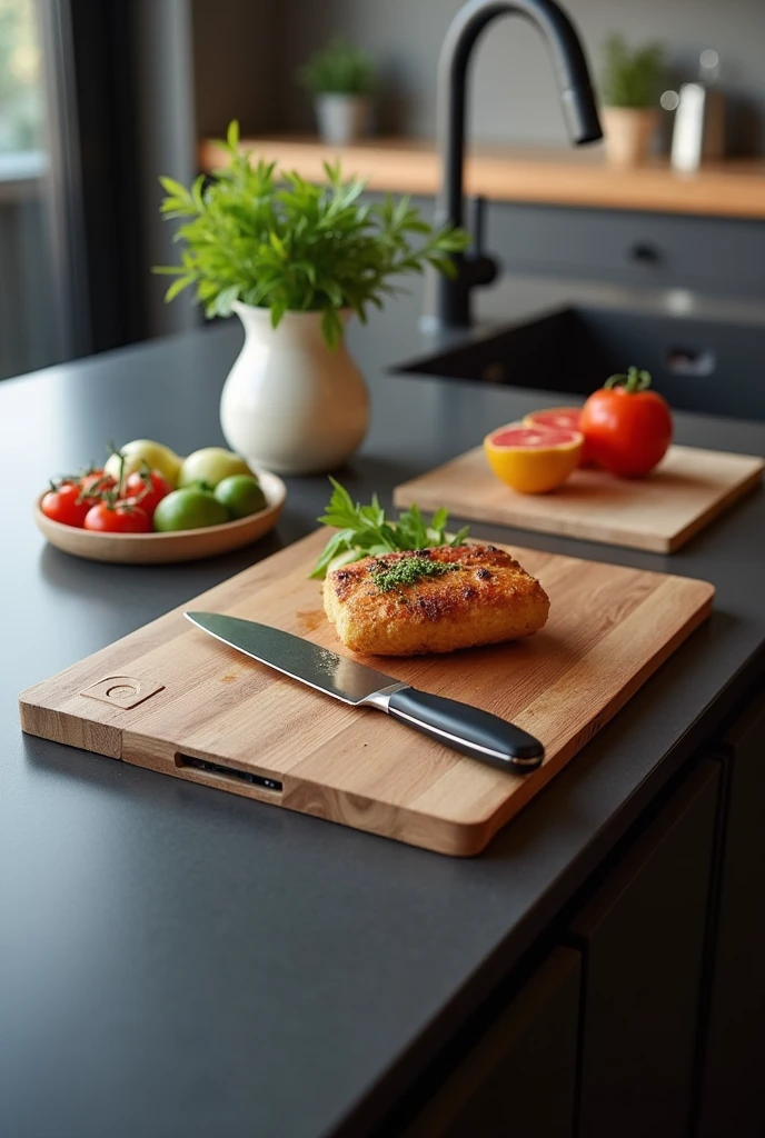 create an ai-powered precision cutting board
