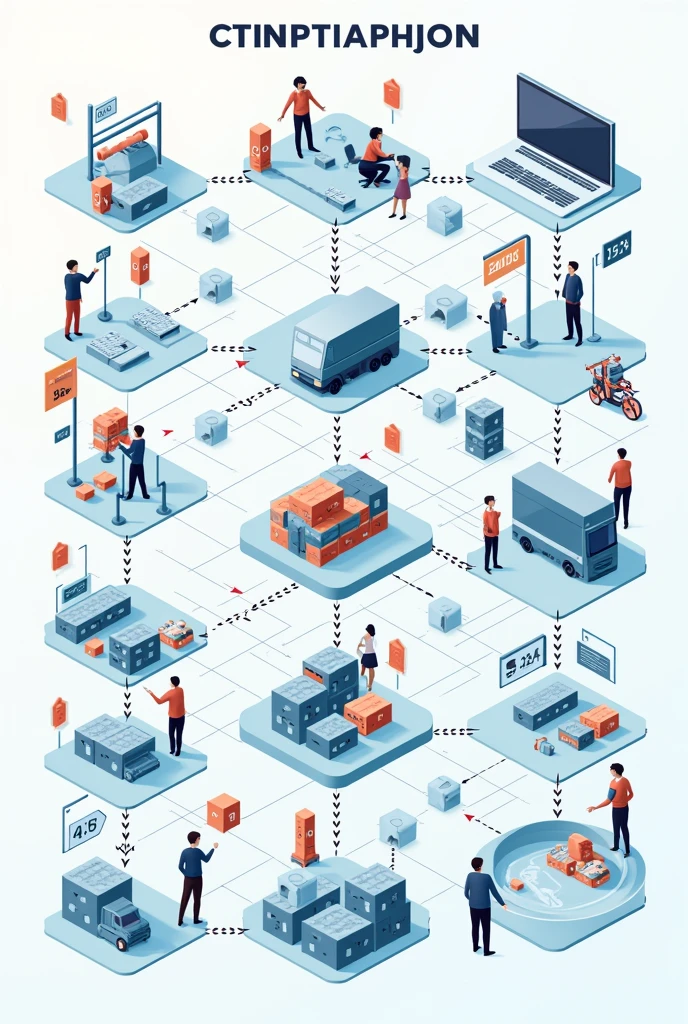 Supply chain, Visually understandable with each participating entity