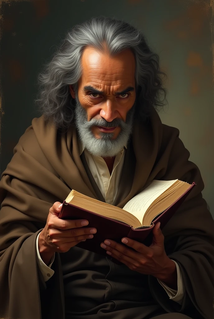 Jaun Elia with Book 
