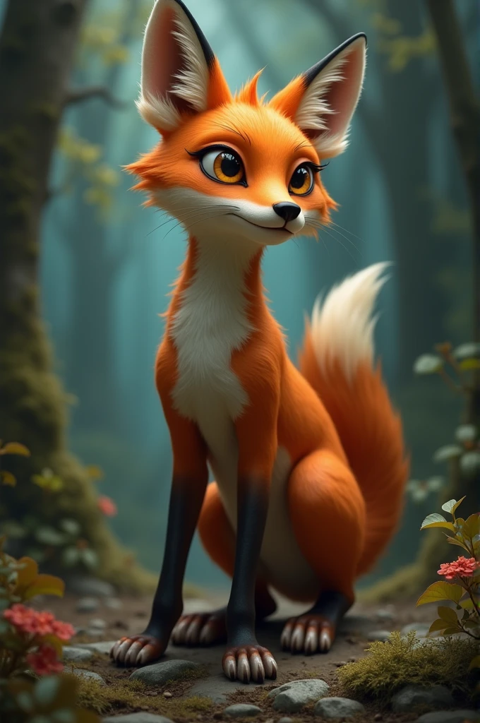 Anthropomorphic fox