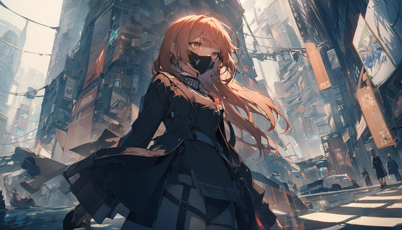 Woman in a mask,Thumbnails,City