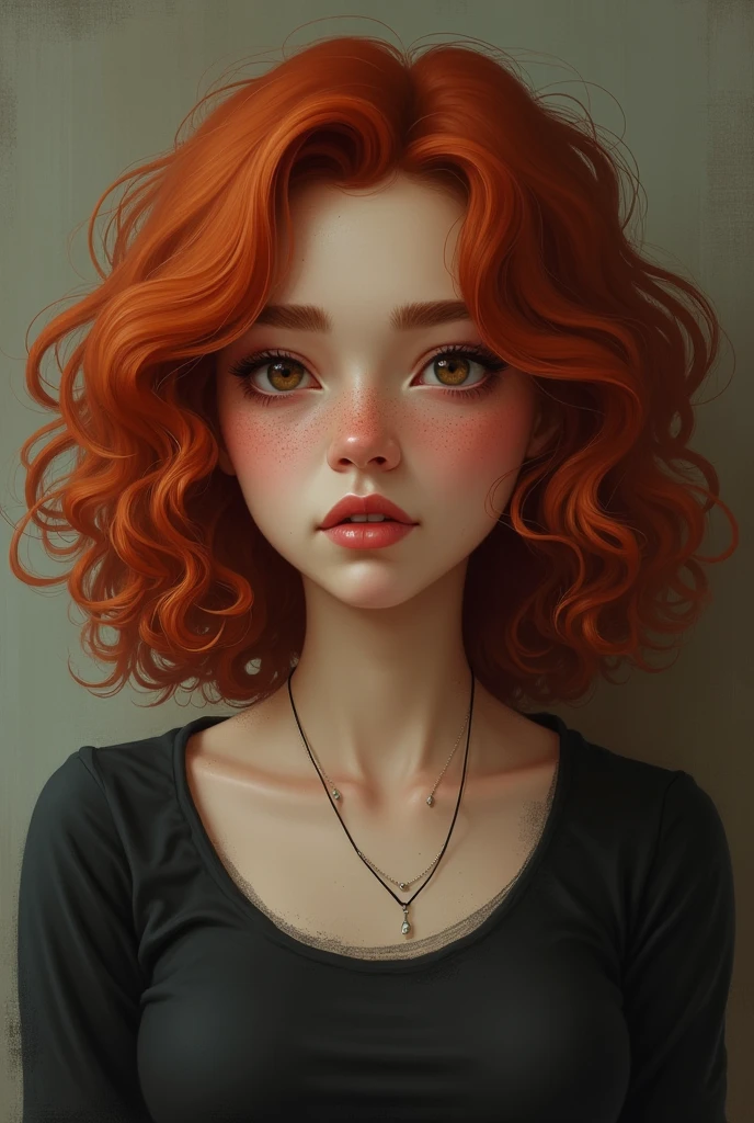 Breen is an insecure and introverted woman who has lived her whole life being in the shadow of an overbearing mother, has red curly hair , strong and curvy body , average weight with freckles