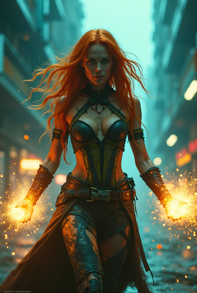 Rain, fragments, particles blender
Actor female Phoenix cabelo ruivo Akira kaneda's cyclops creepy monstrous scary as Phoenix Energy blast of futuristic nanopunk viking traje viking Year 2099s from X-Men's filmed by ZackSnyder,cyclops dress traje semi rasgado , fighting against thugs X-men Full body , traje rasgado semi Pearl yellow black neon-infused psicodélic fragments splash Snowflakes X-shaped stripes raytracing fashion Week , variant angles, captured with award-winning photography technique, cinematic, dark environment, bokeh, grainy, urban-xmen setting, blurry, IMAx, filmed with Kodak portrait 400, 200mm, f2.8, high resolution, teal filter.Adicione efeitos com chuva, e. Novas cores e trajes diferente em cenas imagens feita, atraente sexy traje curto