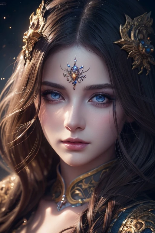 A gorgeous beast girl, beautiful detailed eyes, beautiful detailed lips, extremely detailed eyes and face, long eyelashes, mystical creature, fantasy character, intricate digital art, cinematic lighting, dramatic contrast, vibrant colors, highly detailed, 8k, hyper realistic, photorealistic, masterpiece, concept art, dark fantasy, digital painting