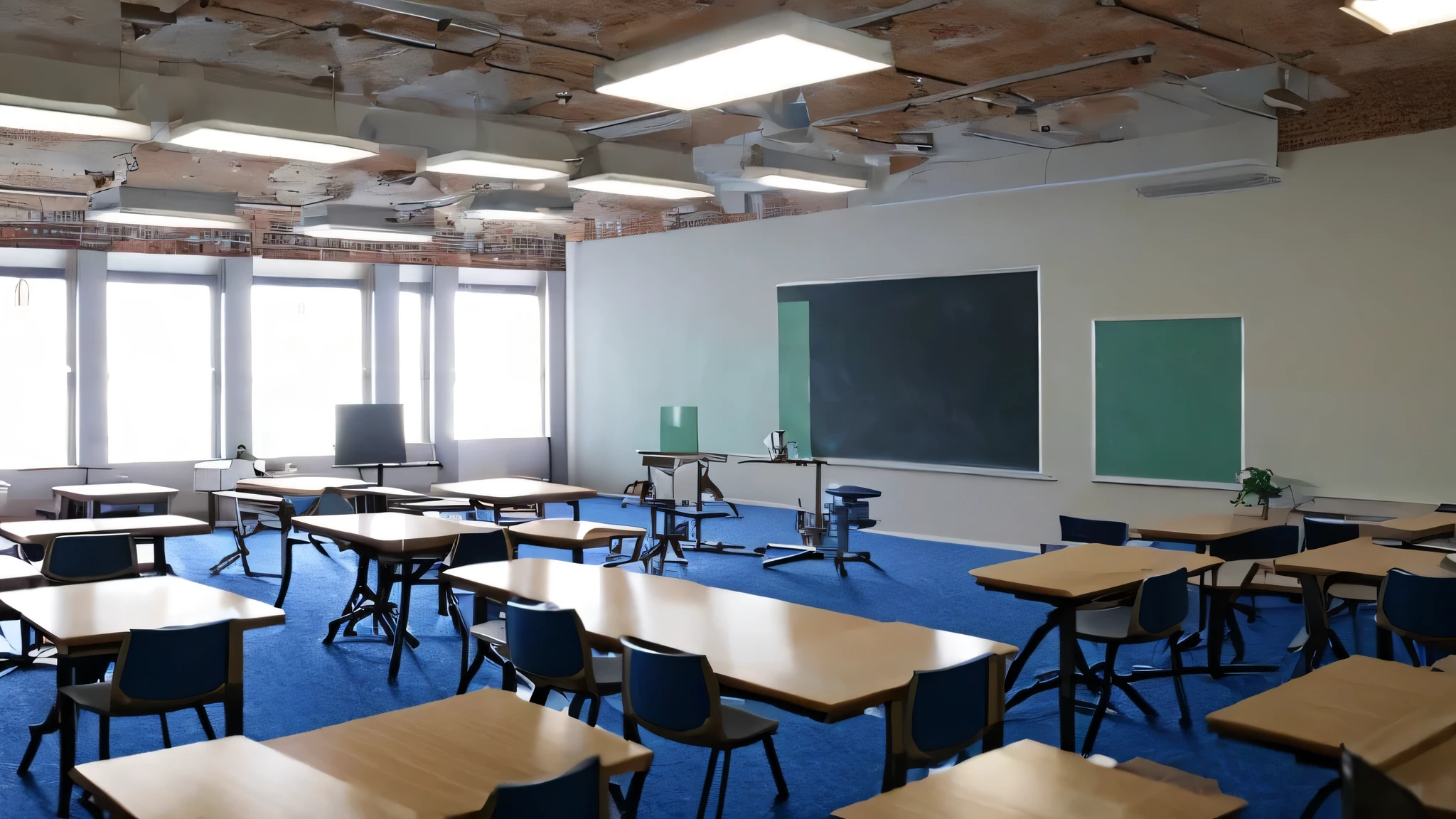 Need to design a training room measuring 5m x 10m.
Need 01 projector 01 teacher&#39;s desk Sound system 01 wall-mounted bookshelf 04 wall-mounted flipcharts Vivid wall paintings
