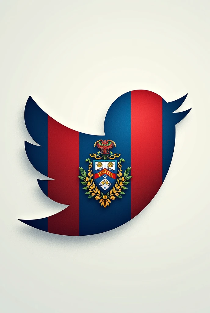 Make the old Twitter X logo with the Vasco da Gama football team shirt 

